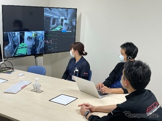 システムの利用シーン:院内のイメージ《画像提供 NTTドコモ》