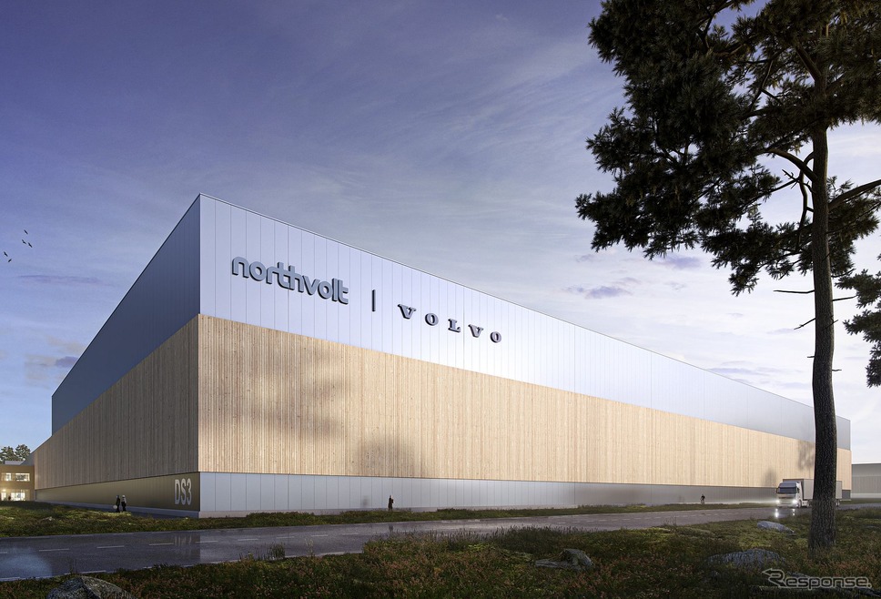 ボルボカーズの次世代EV向けバッテリー工場の完成予想イメージ《photo by Volvo Cars》