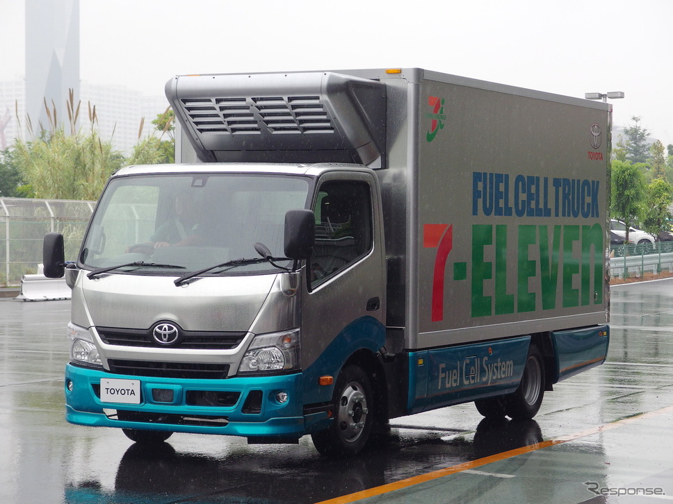 トヨタのFCトラック(参考画像)《写真撮影 高木啓》