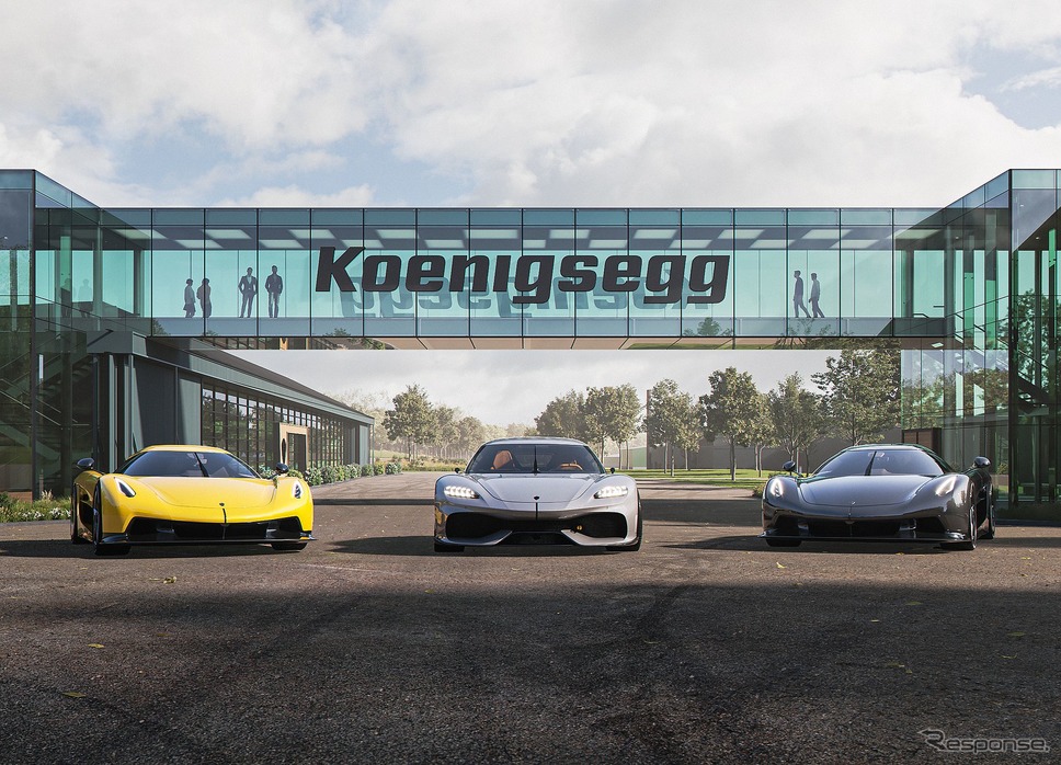 ケーニグセグのスウェーデン本社工場の拡張工事の完成イメージ《photo by Koenigsegg》