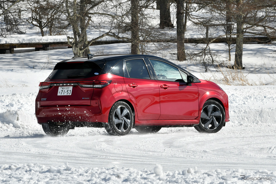 日産 e-POWER 4WD 試乗　ノート AURA 2WD《写真撮影 中野英幸》