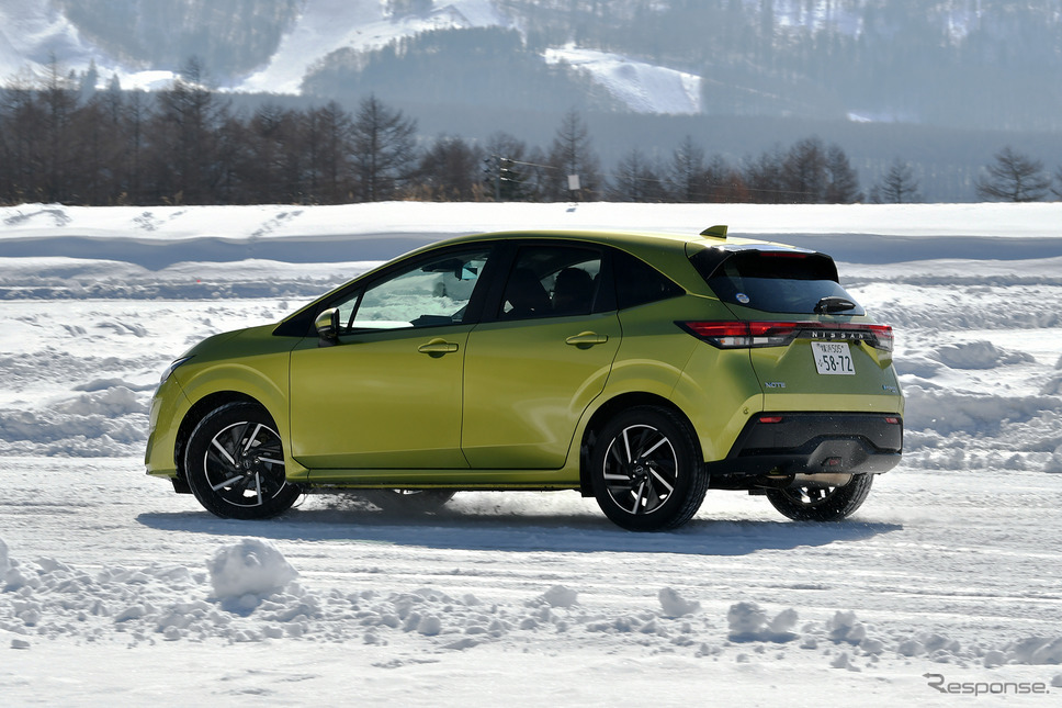 日産 e-POWER 4WD 試乗　ノート  4WD《写真撮影 中野英幸》
