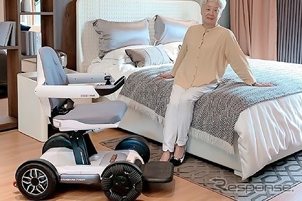 未来型電動車いす「バンバンロボット」《写真提供 ソニーグループ》
