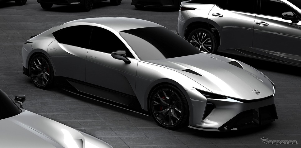 レクサスの次世代EVセダンコンセプト《photo by Lexus》