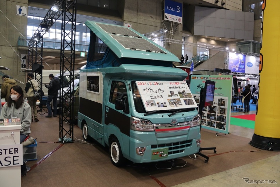 テレビでも取り上げられたダイレクトカーズ・アマホ(ジャパンキャンピングカーショー2022)《写真撮影 中尾真二》