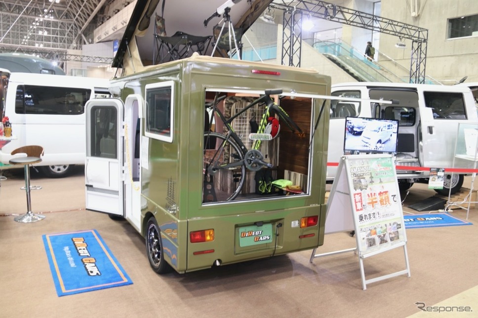 ダイレクトカーズ・アマホ2:大きな開口部(ジャパンキャンピングカーショー2022)《写真撮影 中尾真二》