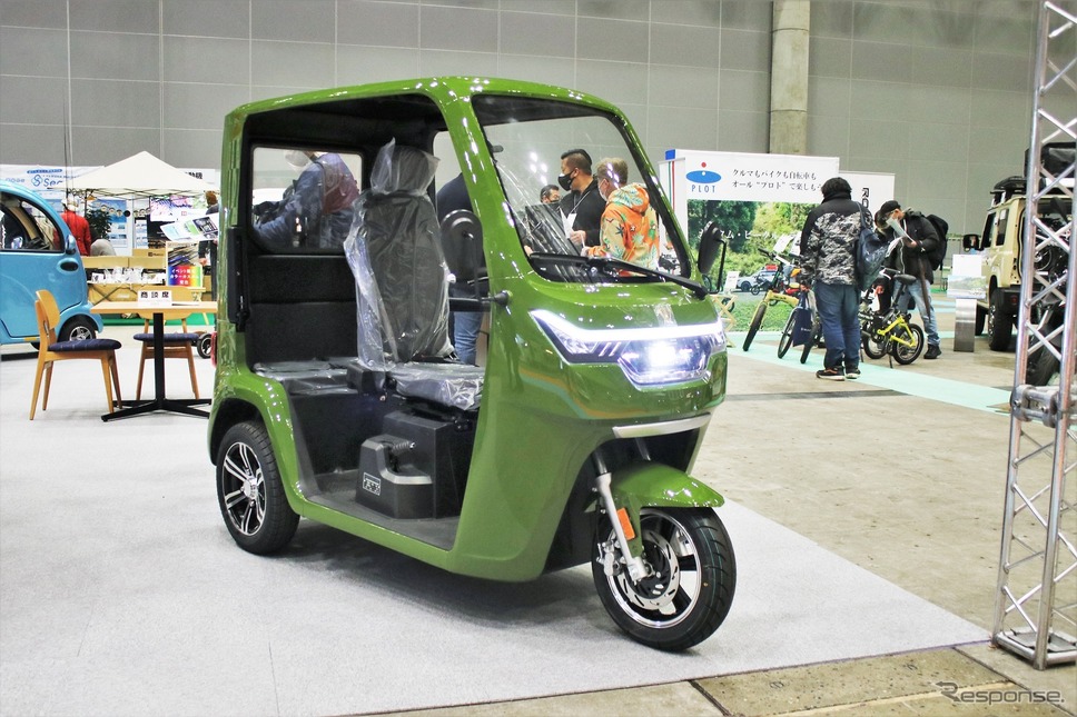 ビークルファン EVトゥクトゥク(ジャパンキャンピングカーショー2022)《写真撮影 内田俊一》