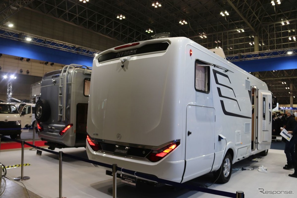 メルセデスベンツのモーターホーム(ジャパンキャンピングカーショー2022)《写真撮影 中尾真二》