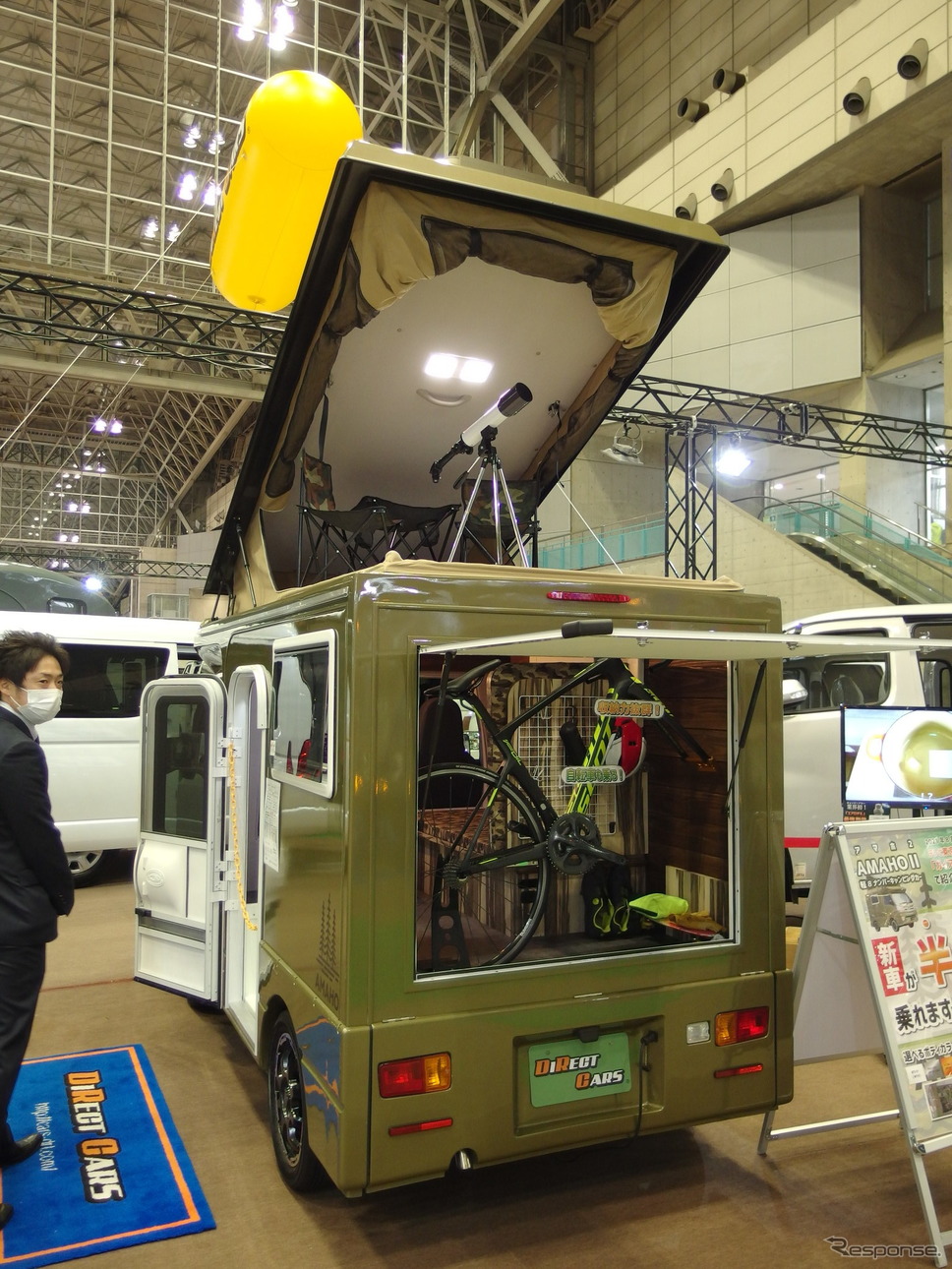 ダイレクトカーズ・アマホ(ジャパンキャンピングカーショー2022)《写真撮影 高木啓》