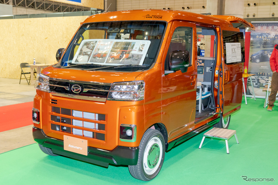 強靱なフレーム、新型 アトレー ベースの軽キャンパー…ジャパンキャンピングカーショー2022《写真撮影 関口敬文》