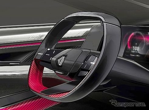 ルノー・オーストラル の内装スケッチ《photo by Renault》