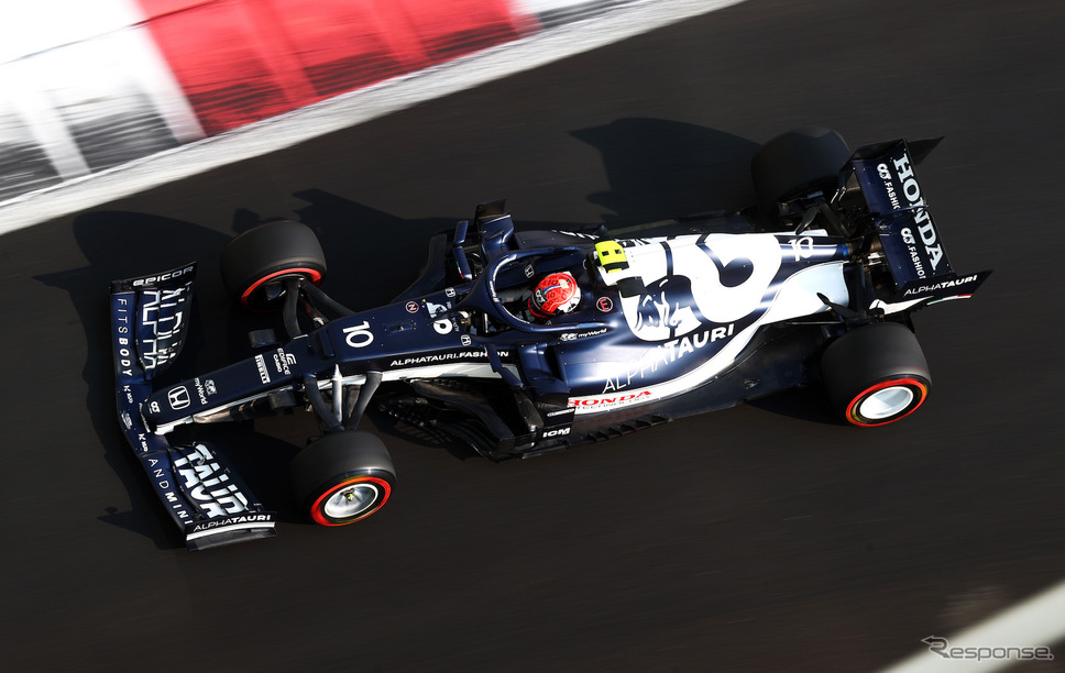 2021年のアルファタウリAT02（最終戦アブダビGP）。《Photo by AlphaTauri / Red Bull》