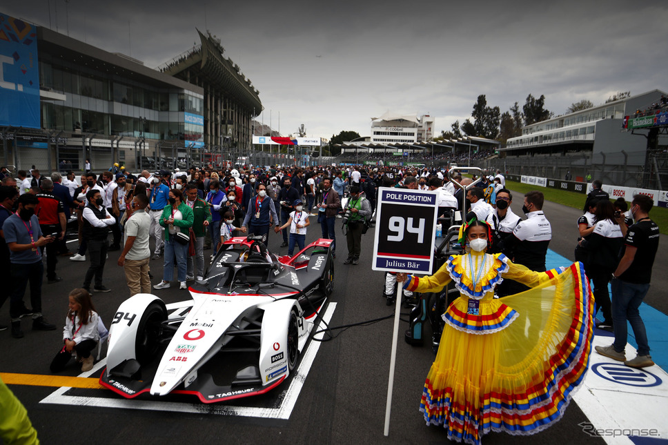 ポルシェのウェーラインがポールポジション© FIA Formula E