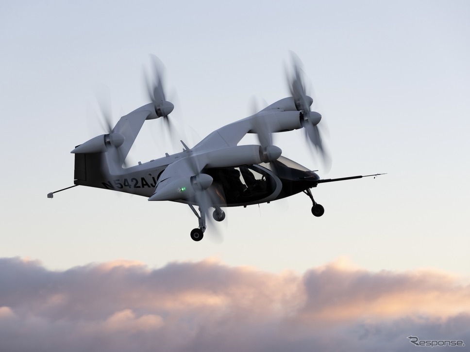 ジョビーが開発中のeVTOL《photo by Joby Aviation》