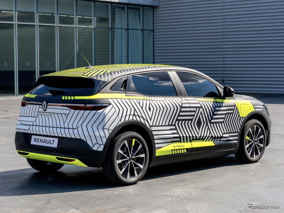 ルノー・メガーヌE-TECHエレクトリック(プロトタイプ)《photo by Renault》