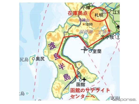 《画像提供 ファミリーマート / 国土地理院》