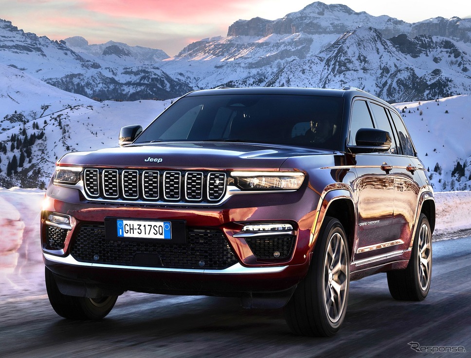 ジープ・グランドチェロキー 新型の「4xe」(欧州仕様)《photo by Jeep》