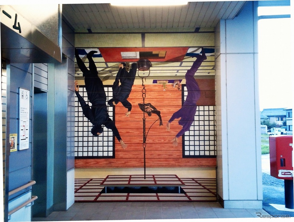 甲賀駅《写真提供 滋賀県草津線複線化促進期成同盟会》