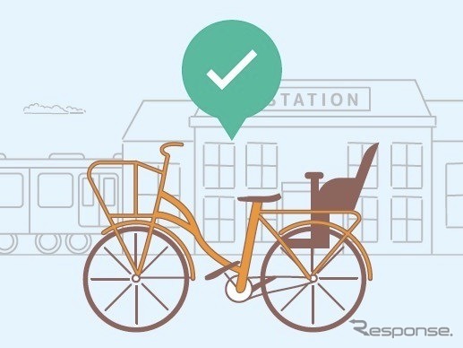 CHARICOの利用方法・手順：選んだ駐輪場から自転車を受け取り利用開始《写真提供 ジェイアール東日本都市開発》