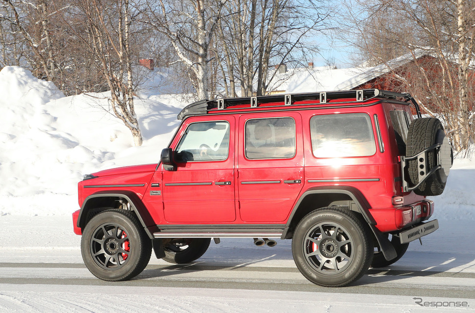 メルセデス AMG G500/G550 4×4スクエアード 後継モデル(スクープ写真)《APOLLO NEWS SERVICE》