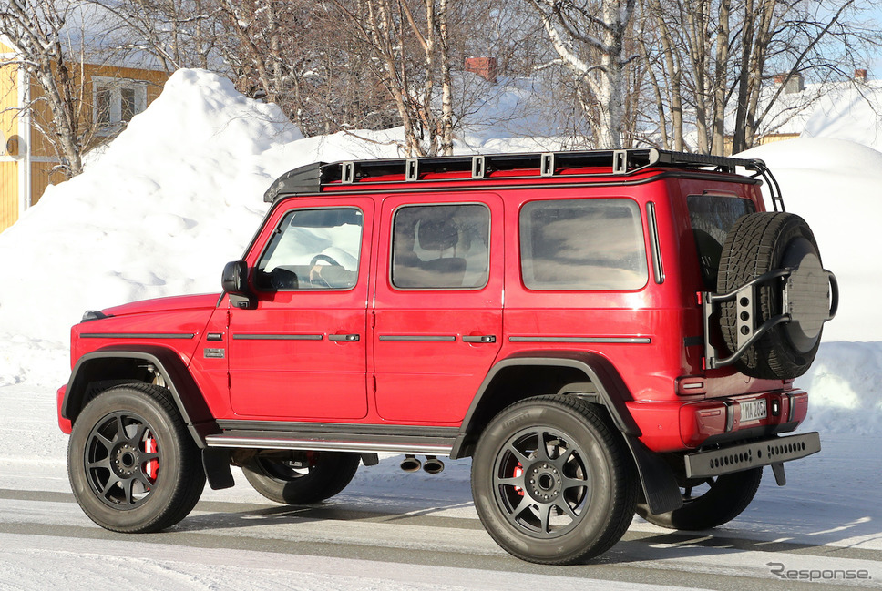 メルセデス AMG G500/G550 4×4スクエアード 後継モデル(スクープ写真)《APOLLO NEWS SERVICE》