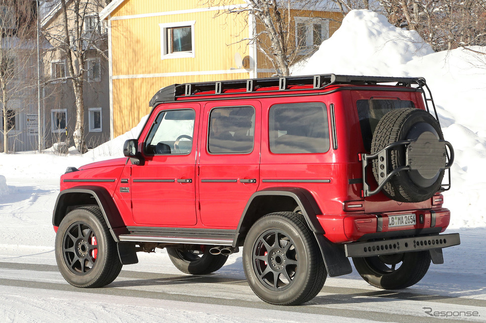 メルセデス AMG G500/G550 4×4スクエアード 後継モデル(スクープ写真)《APOLLO NEWS SERVICE》