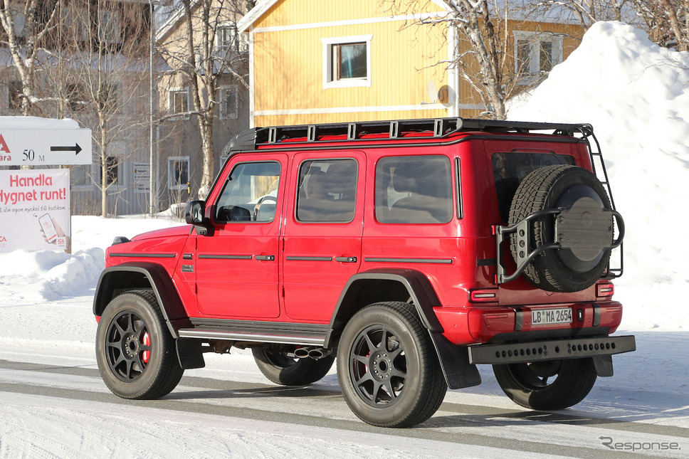 メルセデス AMG G500/G550 4×4スクエアード 後継モデル(スクープ写真)《APOLLO NEWS SERVICE》