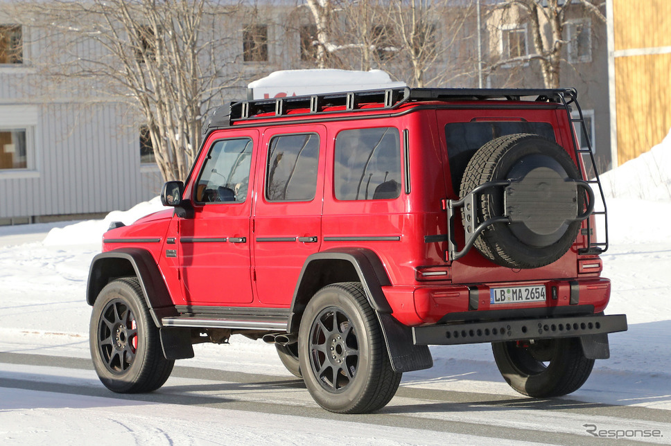 メルセデス AMG G500/G550 4×4スクエアード 後継モデル(スクープ写真)《APOLLO NEWS SERVICE》