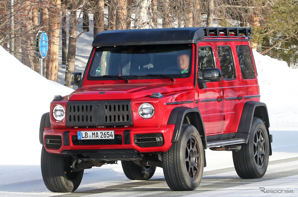 メルセデス AMG G500/G550 4×4スクエアード 後継モデル(スクープ写真)《APOLLO NEWS SERVICE》