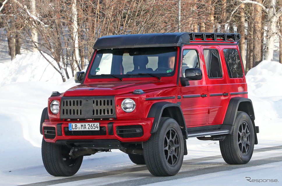 メルセデス AMG G500/G550 4×4スクエアード 後継モデル(スクープ写真)《APOLLO NEWS SERVICE》