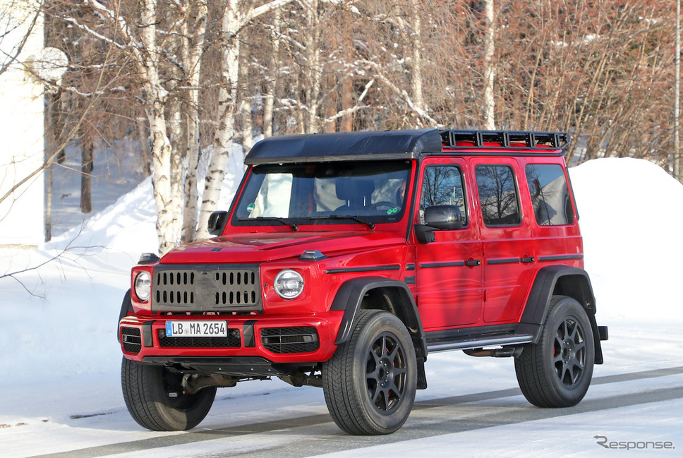 メルセデス AMG G500/G550 4×4スクエアード 後継モデル(スクープ写真)《APOLLO NEWS SERVICE》