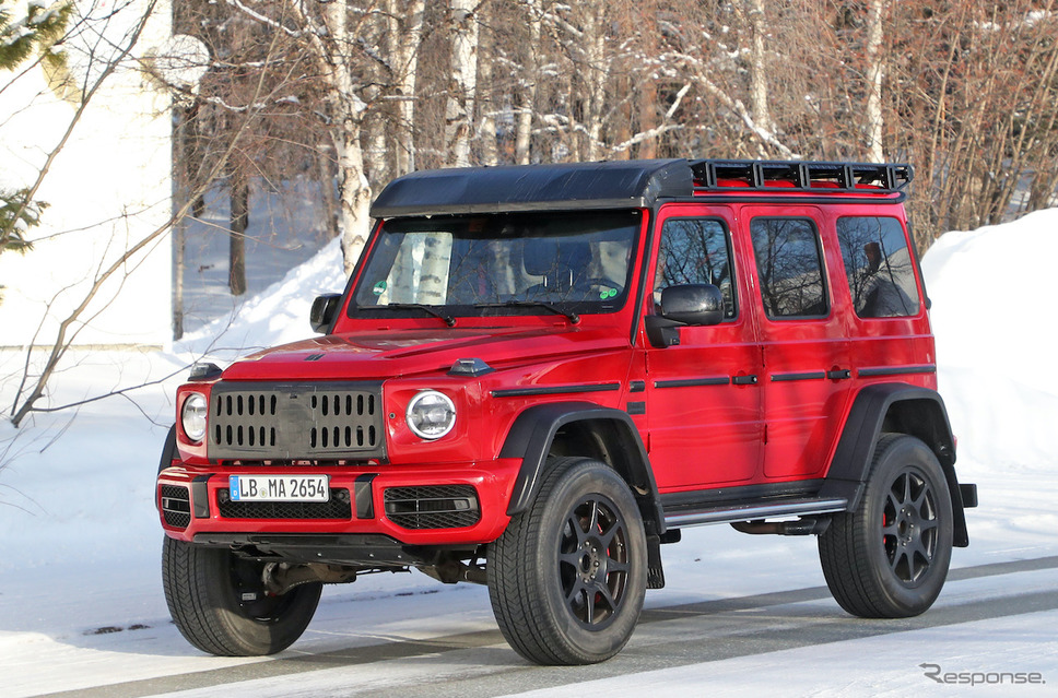 メルセデス AMG G500/G550 4×4スクエアード 後継モデル(スクープ写真)《APOLLO NEWS SERVICE》