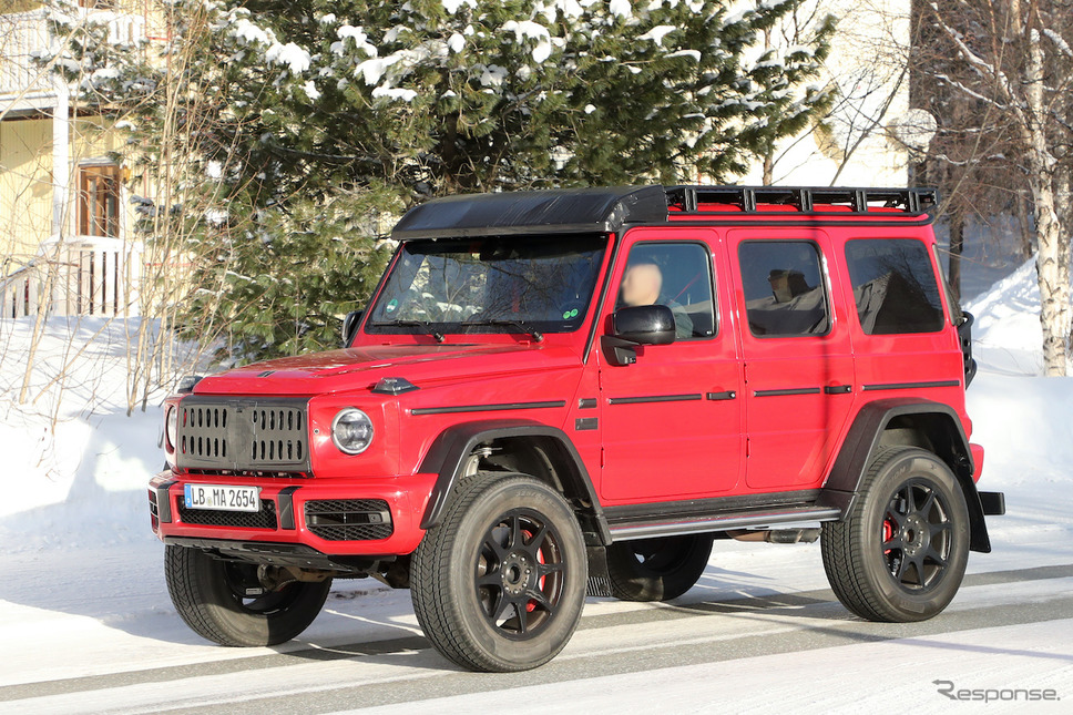 メルセデス AMG G500/G550 4×4スクエアード 後継モデル(スクープ写真)《APOLLO NEWS SERVICE》