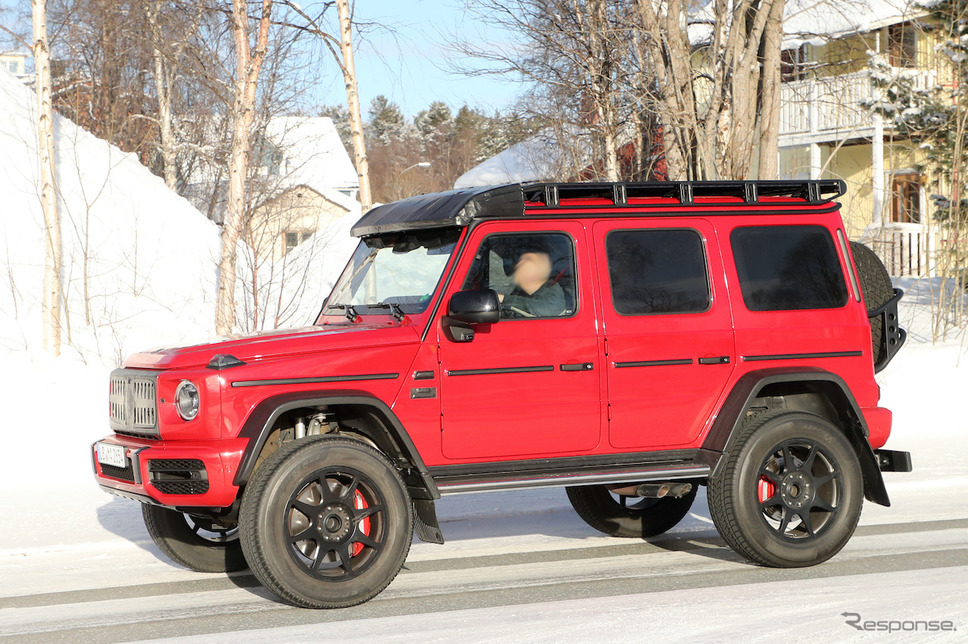 メルセデス AMG G500/G550 4×4スクエアード 後継モデル(スクープ写真)《APOLLO NEWS SERVICE》