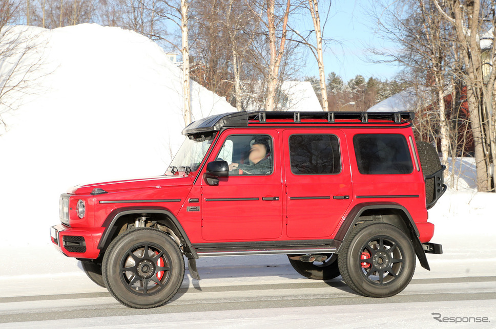 メルセデス AMG G500/G550 4×4スクエアード 後継モデル(スクープ写真)《APOLLO NEWS SERVICE》
