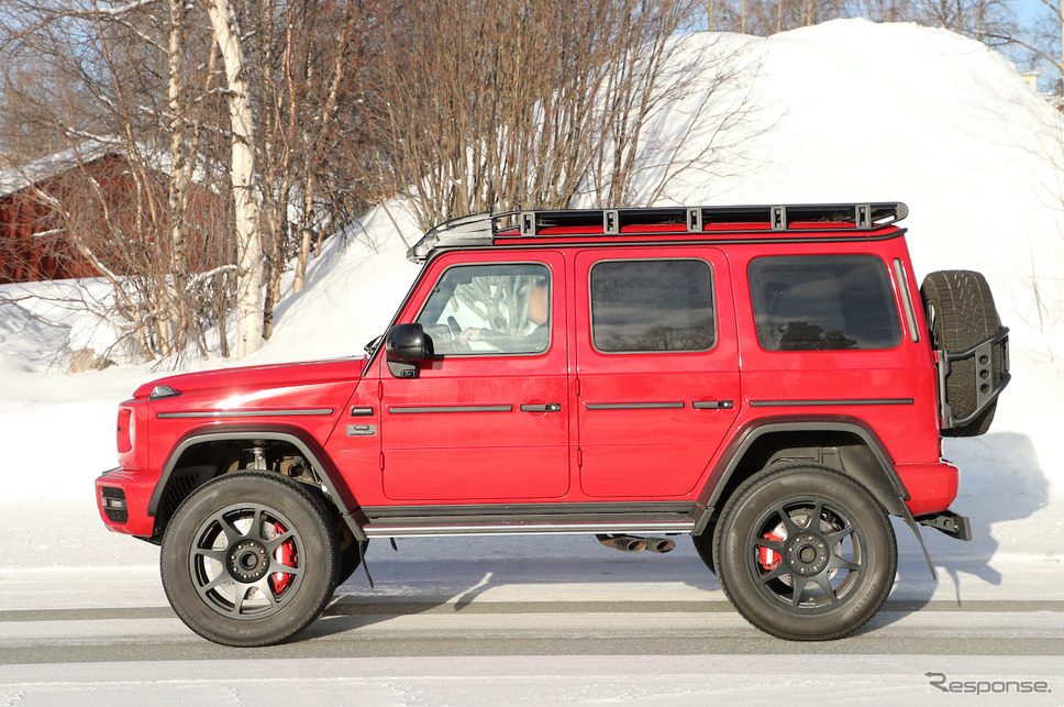 メルセデス AMG G500/G550 4×4スクエアード 後継モデル(スクープ写真)《APOLLO NEWS SERVICE》