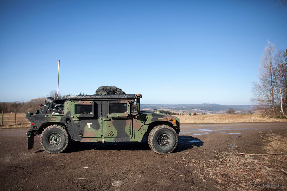 ポーランドのウクライナ国境近くに展開するアメリカ軍《Photo by Maciej Luczniewski/NurPhoto via Getty Images/ゲッティイメージズ》