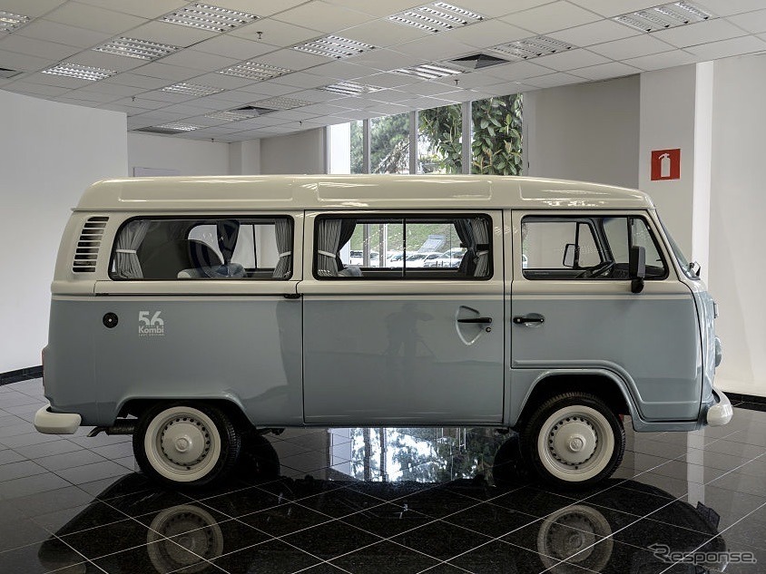 VWタイプ2T2。2013年までブラジルで生産された同型車の最終仕様《Photo by Paulo Fridman/Corbis via Getty Images/ゲッティイメージズ》