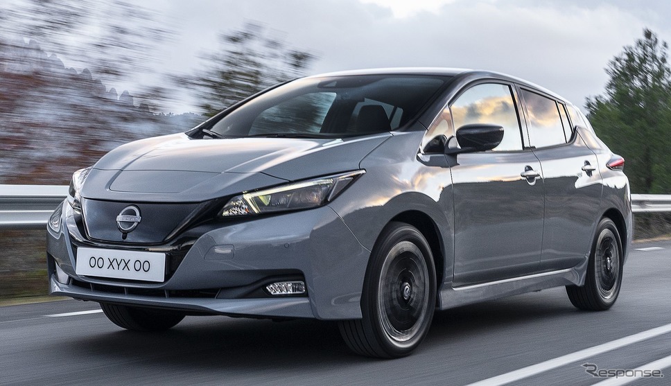 日産 リーフ の2022年モデル(欧州仕様)《photo by Nissan》