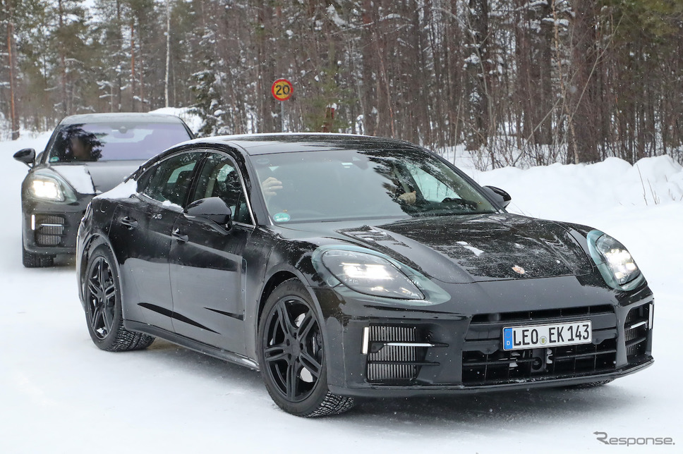 ポルシェ パナメーラ 次期型プロトタイプ(スクープ写真)《APOLLO NEWS SERVICE》