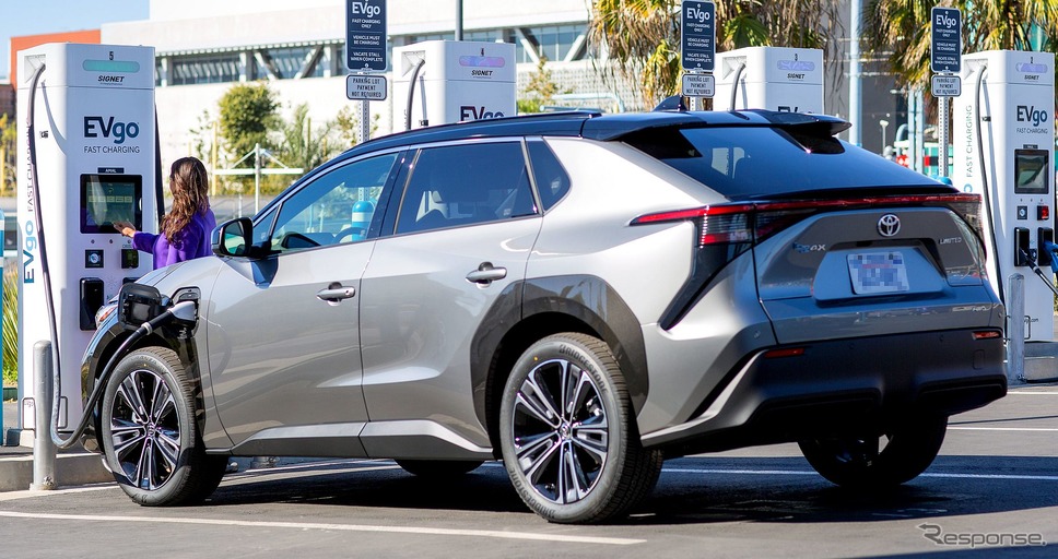 トヨタ bZ4X(米国仕様)《photo by Toyota》