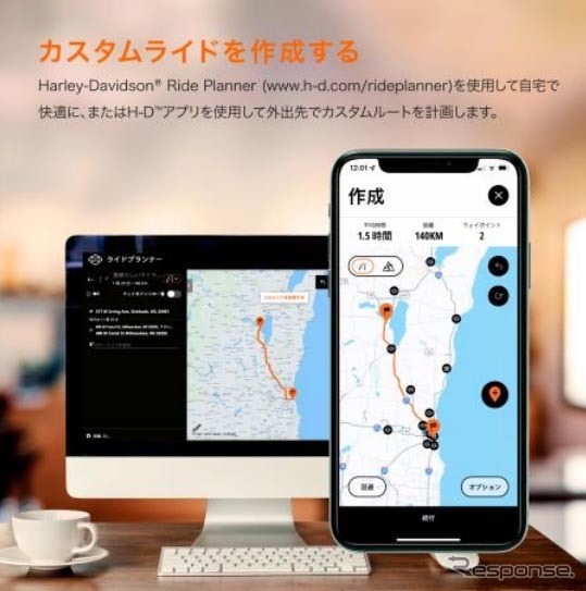 カスタムライドを作成する《写真提供 ハーレーダビッドソン ジャパン》