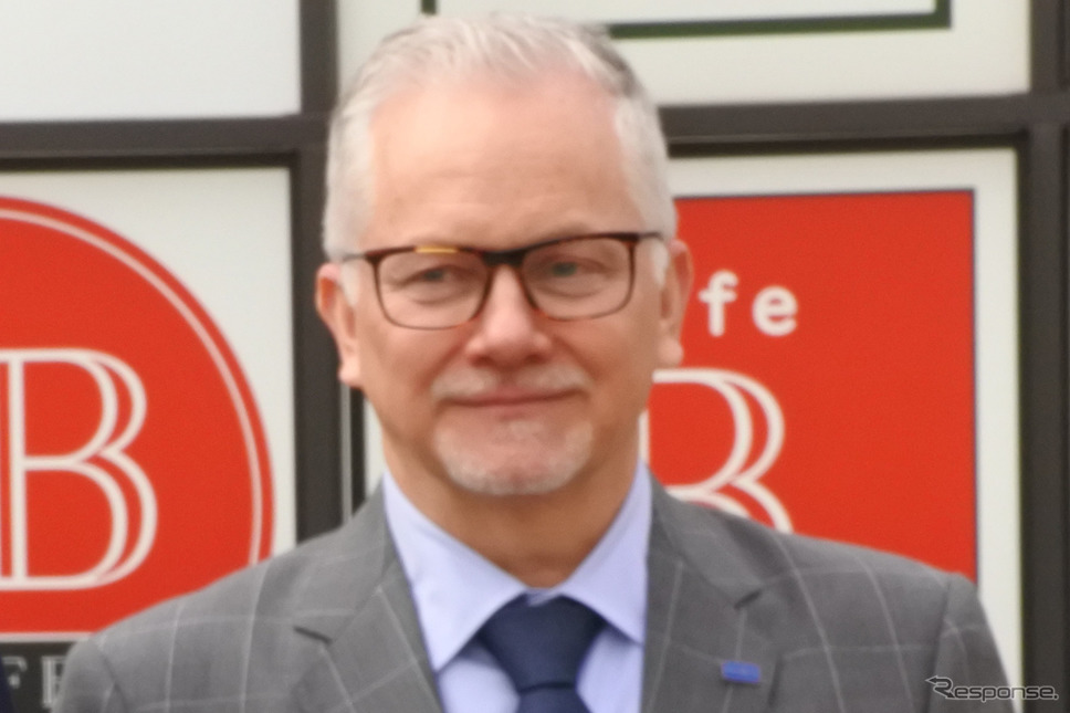 ステランティスジャパンのポンタス・ヘグストロム代表取締役兼CEO(最高経営責任者)《写真撮影 小松哲也》