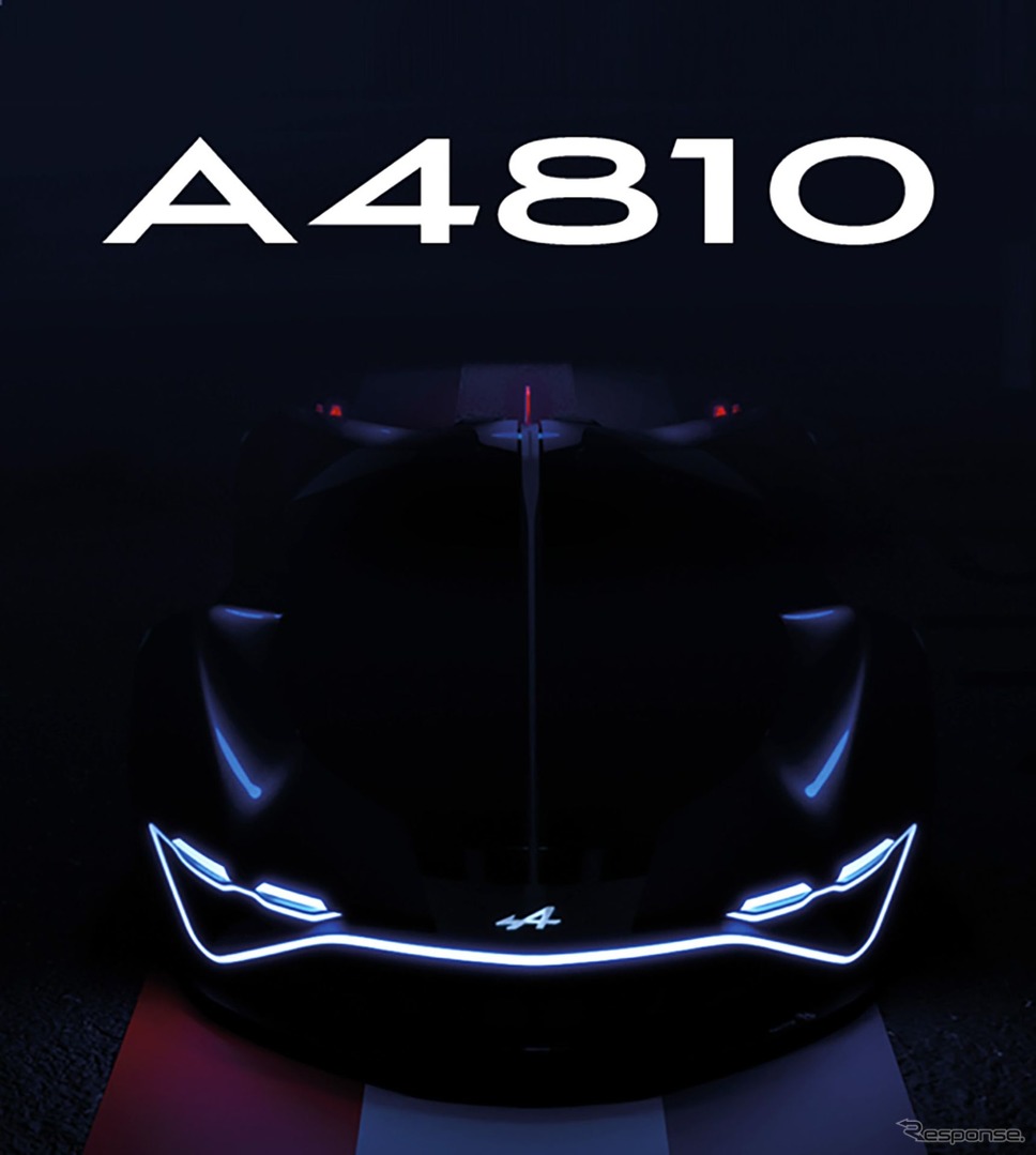 アルピーヌ A4810 のティザー写真《photo by IED》