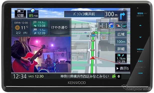 MDV-S809F(8V型フローティング)《写真提供 JVCケンウッド》
