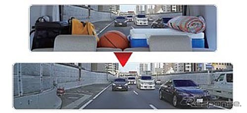 後方映像イメージ《写真提供 JVCケンウッド》