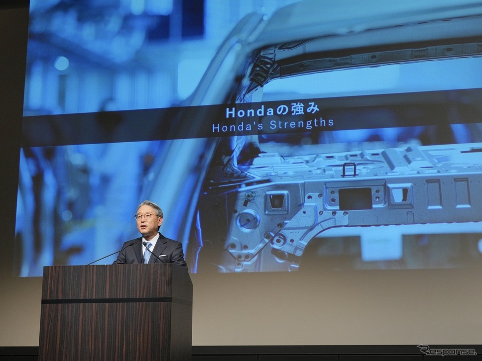 ホンダの三部社長《写真提供 ホンダ》
