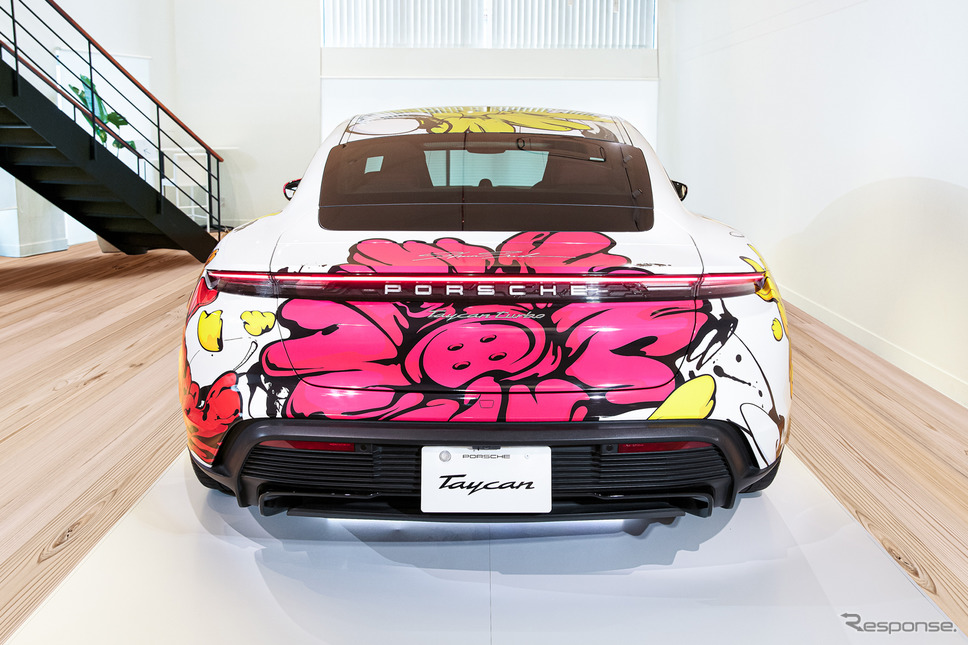 ポルシェ・タイカンアートカー《写真提供 ポルシェジャパン》