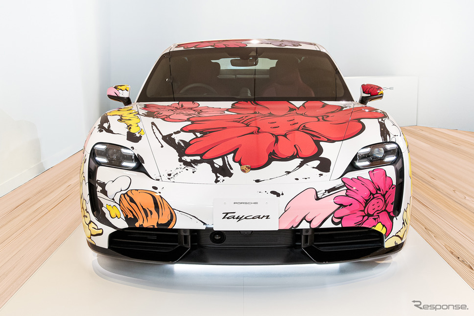 ポルシェ・タイカンアートカー《写真提供 ポルシェジャパン》
