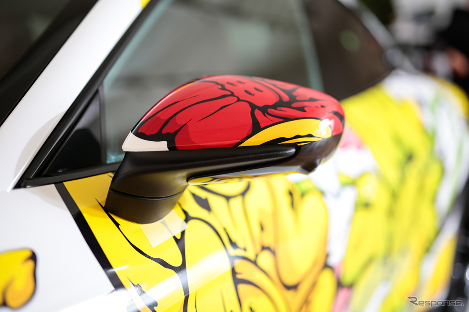 ポルシェ・タイカンアートカー《写真提供 ポルシェジャパン》